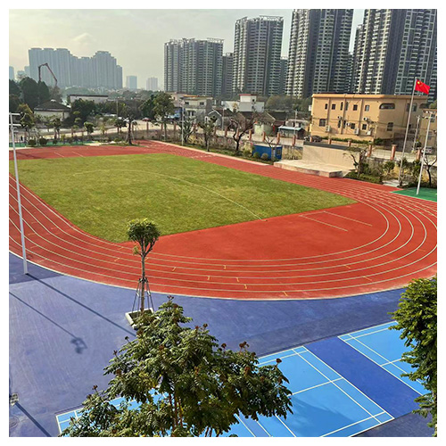 云南中山东凤镇中心小学无缝预制型跑道